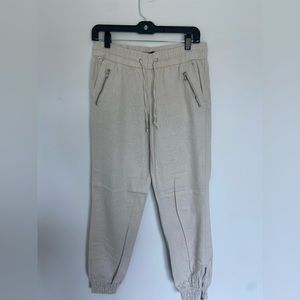 Baggie Fit Cream Pants